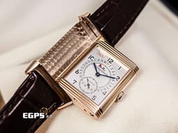Jaeger Le-Coultre 積家 JLC錶 Reverso Grande Taille Calendar Date 翻轉系列 Q273242A 指針式日期 小秒針 玫瑰金 <font color="#ff0000">JLC最具代表系列 經典翻轉腕錶</font> 手上鍊 26x37mm