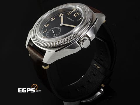LONGINES 浪琴 PILOT MAJETEK 飛行員 L28384538 不鏽鋼材質 黑色啞光面盤 2024年保卡 台灣公司貨 自動上鍊 43mm