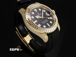 ROLEX 勞力士 Yacht-Master <font color="#fafa01">VIP隱藏款</font> <font color="#fafa01">滿鑽錶殼</font> <font color="#fafa01">產量稀少 一錶難求</font> 18K黃金錶殼 鑲嵌 遊艇名仕型 226668 TBR <font color="#FF0000">VVVIP 特殊 隱藏款 霸氣十足 2025年保卡</font> 自動上鍊 42mm