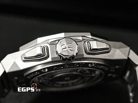 HUBLOT 宇舶 Classic Fusion Chronograph 經典融合 ORLINSKI 聯名款 549.NI.1270.NI.ORL23 計時碼表 3D立體切面鈦金屬錶殼 2025年保單 限量250只 自動上鍊 41mm