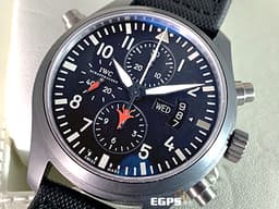 IWC 萬國 Pilot`s Chronograph Top Gun IW379901 黑色面盤 飛行員追針 計時腕錶 <font color="#FF0000">Top Gun海軍空戰部隊特別版</font> <font color="#FFFF33">超級阿湯哥主演的【好大一把槍/捍衛戰士:獨行俠】</font> 自動上鏈 42mm