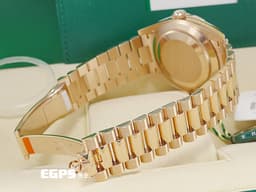 ROLEX 勞力士 DayDate 40 蠔式 星期日曆型 228345RBR <font color="#779b59">原廠鑽石外圈 DD60周年紀念款 橄欖綠色面盤</font> DD40 永恆玫瑰金 <font color="#FF0000">2018年保單 元首型(President)錶帶 總統帶</font> 228345 RBR 自動上鏈 40mm